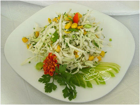 Овощной салат «Простенький»