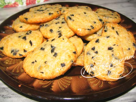 Сырное печенье с маслинами