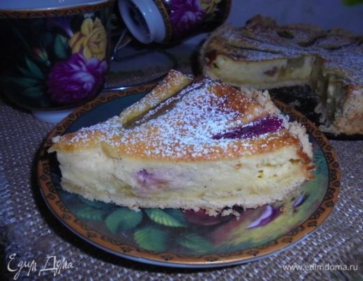 Изысканный пирог с ревенем