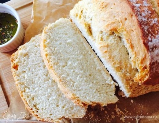 Хрустящий белый хлеб (без замеса)