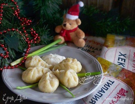 Рыбные пельмени «Елочки»