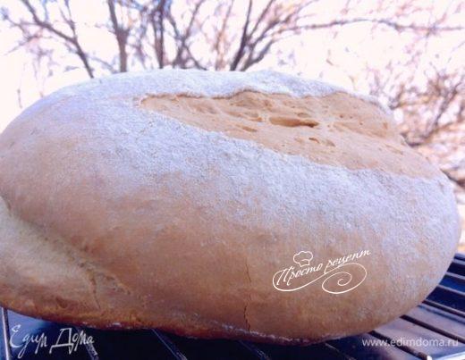 Большая пшеничная булка хлеба