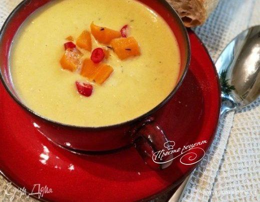 Крем-суп из лука-порея и не только