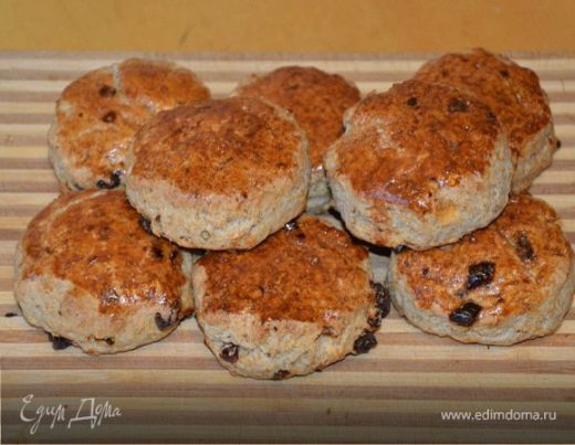 Английские сконы к завтраку аля-рус с ржаной мукой