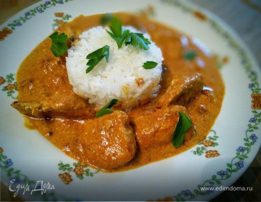 Курица с индийскими специями ( Chicken Tikka masala )