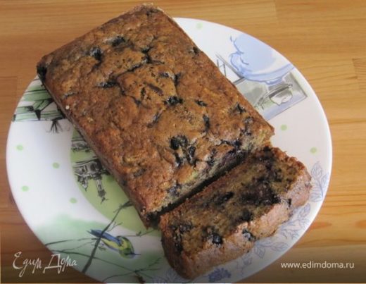 Кабачковый кекс с черникой (Blueberry Zucchini Bread)